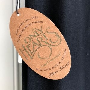 Black camisole with "show your slip" bottom